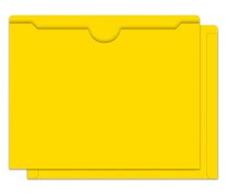Option – Ultra Heavy Duty Jacket, Plain - YELLOW - Box of 100