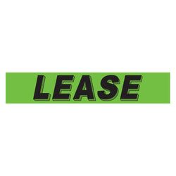 Option – Flourescent Green & Black Slogan - Lease - Qty. 12