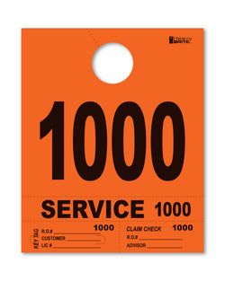 4 Part Heavy Brite Disp. No. - HB4P-1 - Orange - 1000-1999