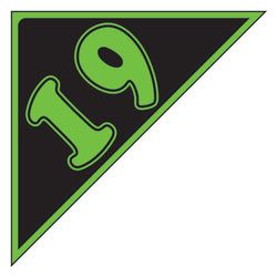 Option – Window Sticker - Auto Angles - Green & Black - 2019 - Qty. 12