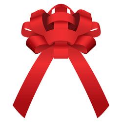 Option – Car Bow - Red Vinyl  30" - Qty. 1