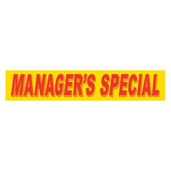 Option – Yellow & Red Slogan - Manager's Special - Qty. 12