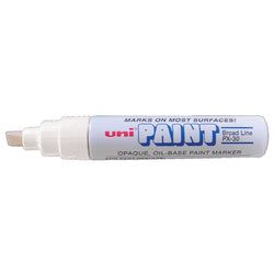 Option – Oil Based, Paint Marker - Uni Paint - WHITE - Qty. 1