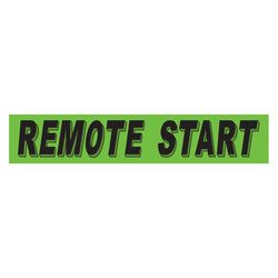 Option – Flourescent Green & Black Slogan - Remote Start - Qty. 12