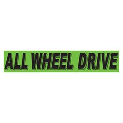 Option – Flourescent Green & Black Slogan - All Wheel Drive - Qty. 12