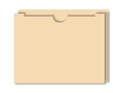 Option – Expandable Vehicle Deal Jackets, 1" Gusset - MANILA - Box of 50