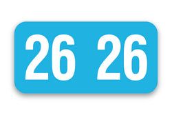 Option – Roll of 500 Year 2026 Labels for Color-Code
