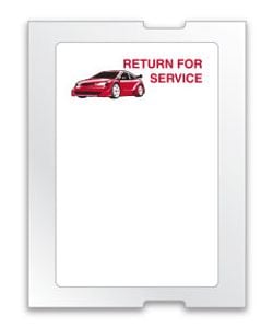 Light Adhesive Labels - Red Car - For 5 in 1, ROLL of 500