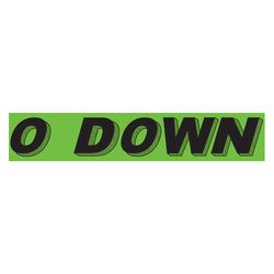 Option – Flourescent Green & Black Slogan - 0 Down - Qty. 12