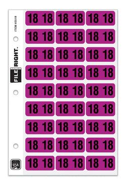 Pack of 270 Year 2018 in Ring book Style