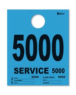4 Part Heavy Brite Disp. No. - HB4P-5 - Blue - 5000-5999