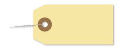 Manila Tag With Wire Inserted - TWW-2 - Qty. 1000