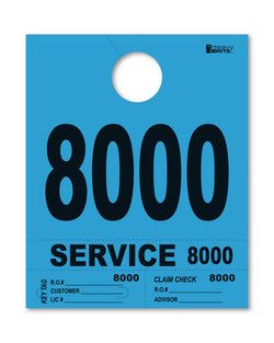 4 Part Heavy Brite Disp. No. - HB4P-8 - Blue - 8000-8999