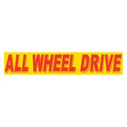Option – Yellow & Red Slogan - All Wheel Drive - Qty. 12