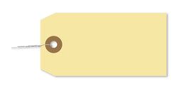 Manila Tag With Wire Inserted - TWW-4 - Qty. 1000