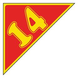 Window Sticker - Auto Angles - Yellow & Red - 2014 - Qty. 12