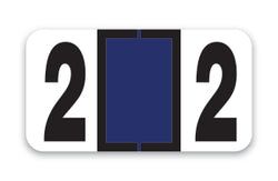 Option – Roll of 500 Color-Code Labels Number 2