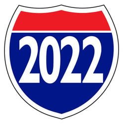 Option – Window Sticker - Interstate Shield - 2022 - Qty. 12
