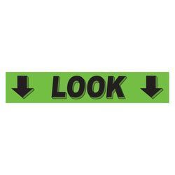Option – Flourescent Green & Black Slogan - Look - Qty. 12