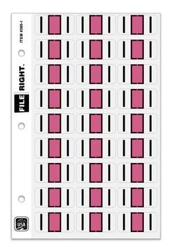 Color-Code Alphabet Letter I, Ring Book, Pkg. of 270 Labels