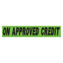 Option – Flourescent Green & Black Slogan - On Approved Credit - Qty. 12