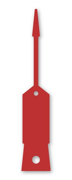Self-Locking Key Tags - SLKT-RED - Qty. 1000