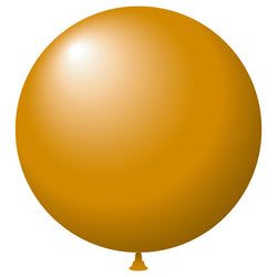 Option – Latex Balloons - 17" - Gold Metaltone - Qty. 72