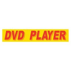 Yellow & Red Slogan - DVD Player - Qty. 12