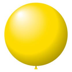 Option – Latex Balloons - 24" - Yellow - Qty. 25