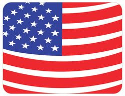 Flag Hoodie - US FLAG - Large - Qty. 1