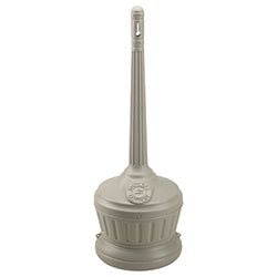 Option – Smokers Cease-Fire Cigarette Butt Receptacle - BEIGE