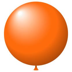 Option – Latex Balloons - 17" - Orange - Qty. 72