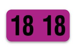 Option – Roll of 500 Year 2018 Labels for Color-Code