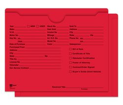 Option – Ultra Heavy Duty Deal Jacket, Printed - RED - DSA-546 - Pack of 100