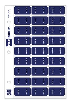 Option – Month October Ring Book QTY. 270 per Set