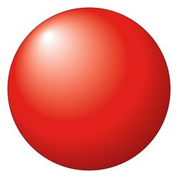 Option – Reusable Balloon, 18" - SOLID RED - Qty. 1