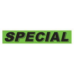 Option – Flourescent Green & Black Slogan - Special - Qty. 12