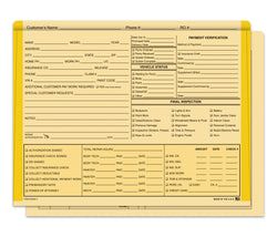 Option – Color Edge Body Shop Jacket,  BUFF/Yellow - Box of 100