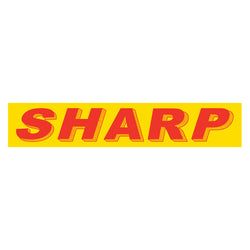 Option – Yellow & Red Slogan - Sharp - Qty. 12