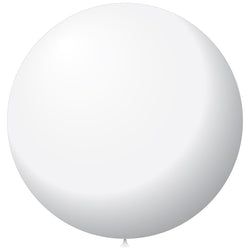 Option – Giant Latex Balloons - 36" - White - Qty. 1