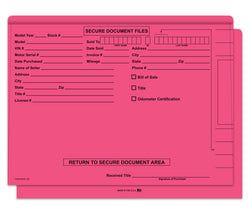 Color-Code Deal Jackets - RED - Box of 100