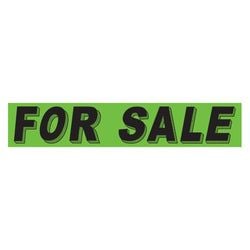 Flourescent Green & Black Slogan - For Sale - Qty. 12
