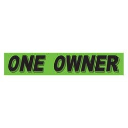 Option – Flourescent Green & Black Slogan - One Owner - Qty. 12