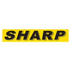 Option – Yellow & BlackSlogan - Sharp - Qty. 12