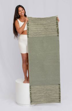 Diamond Yoga Mat - Clay & Cream 7mm