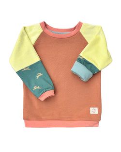 dunkles Peach Zartgelb Häschen