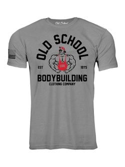 Black & Red Heather Grey