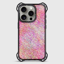 Bounce MagSafe Compatible Pink Glitter Case