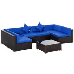 Color – Dark Brown and Blue