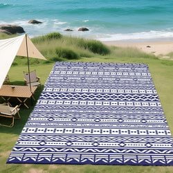 Colors – Blue White Geometric